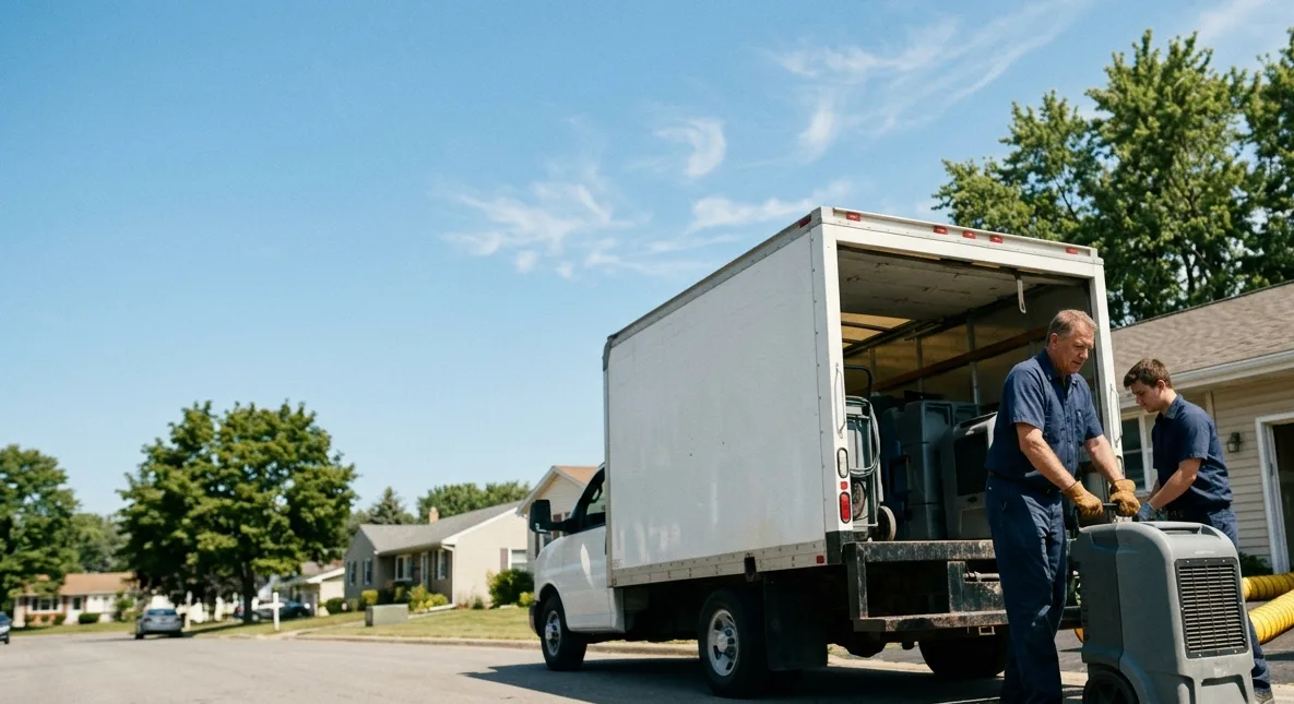 Water Damage Cleanup in Coralville, IA near me